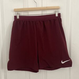 Nike Dri Fit Shorts Maroon Burgundy Womens Size S/M